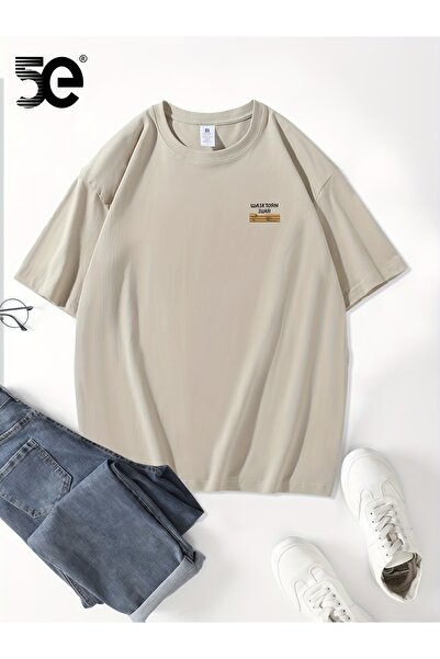 Lider Leather Tricou imprimat din bumbac și poliester