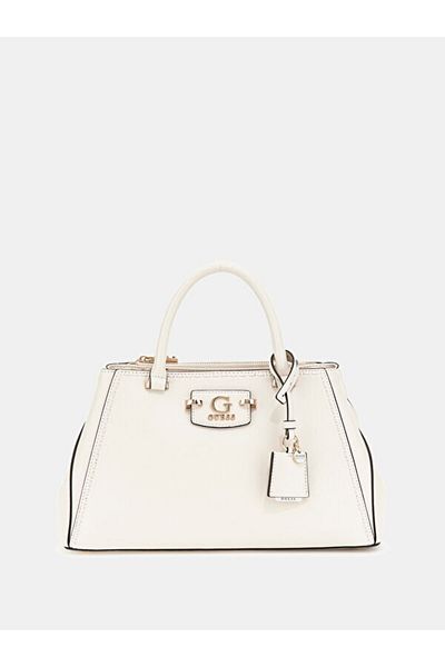 Guess Nastra Society Satchel női fehér kézitáska Hwbg9637060-off