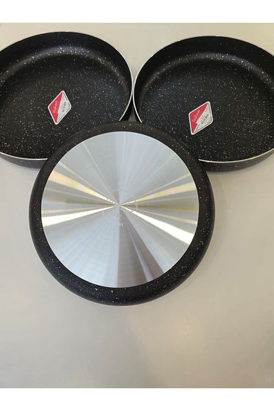 TAŞHAN Oven Tray Granite Round 36Cm-34Cm-32Cm Set of 3