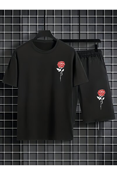 MODAVİBE Set de tricouri și pantaloni scurți din bumbac și poliester ModaVibe...