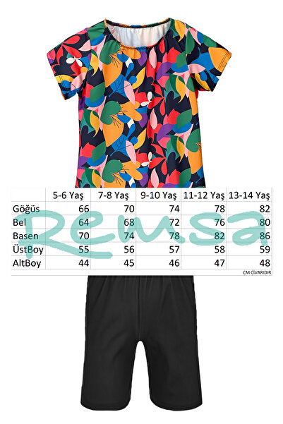 Remsa Mayo Girl's Half-Covered Sleeves with Half-Covered Tights R5005 Yellow