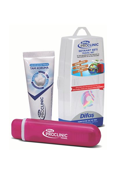 Difaş Proclinic Travel Set - with Storage Box, 8690927512186