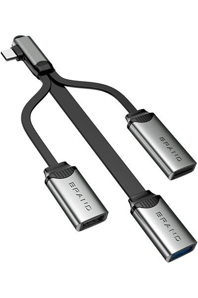 COOYA USB C Hub,4-in-1 Line,HDMI 4K/60Hz Universal USB Type C Docking Station for Laptop,Tablet,Mobile