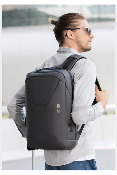BANGE Bungee 15.6 Inch Waterproof Backpack for Men with USB Port