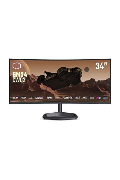 Cooler Master 34" Gm34-cwq2 Argb 0.5ms 180hz Freesync Premium Va Uwqhd Cored Gaming Monitör