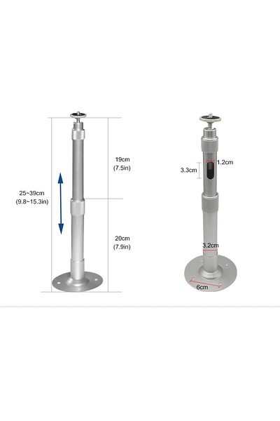 Choice 25cm To 39cm 40cm 60cm Universal 1/4 6mm Projector Mini Hanger Ceiling Mount Wall Bracket Td90 Leisu