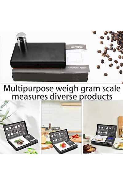 COOYA Digital Scale, 1000g / 0.1g, with LCD Backlit Display, Suitable for Jewelry, Gold