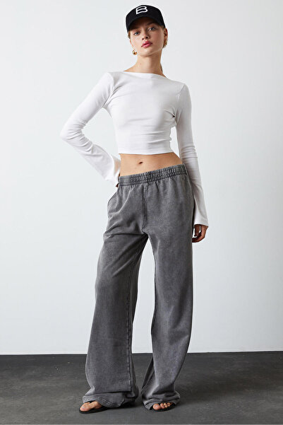 Beyyoglu Sırt Dekolte Uzun Kollu Top