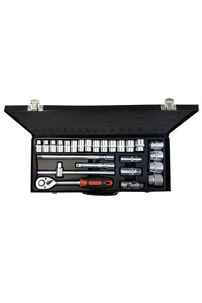 NT Socket Set 6 Corner Cr-v 1/2 26 Pieces Ncset12