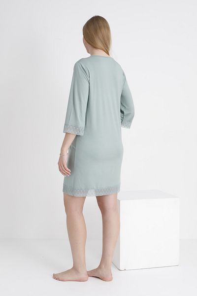 Miss Dünya Lissa Lace Detailed V-Neck Maternity Nightgown