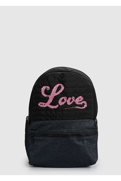 KAUKKO Black Kaukko K1775 Quilted Black Backpack