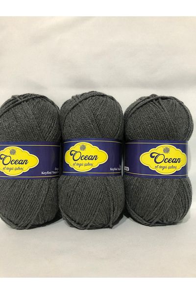 Selen Ocean Hand Knitting Rope 3 Pieces 100 Gr 300 Grams in Total