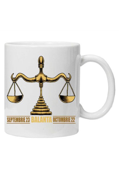 OEM Cană albă personalizată „solzi”, INOVATIX®️. 330 ml