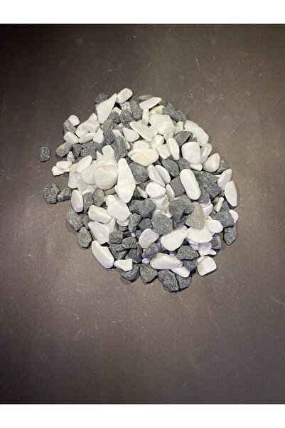 Erdönmez Peyzaj - Dolomit Beyaz Siyah Kristal Bazalt Renkli ( 1-2 Cm. Boy / 3...
