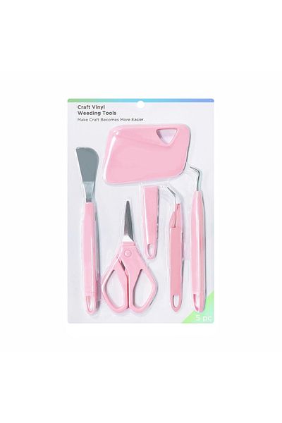Choice Wt-01-5p-pk Vinyl Weeding Tools Kit, Craft Vinyl Tools Kit, Weeding Kits For Cricut Joy Xtra/maker 3