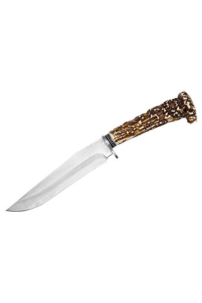 Depox Lovecký nůž Stag Antlers, 30 cm, pouzdro z cordury, hnědé