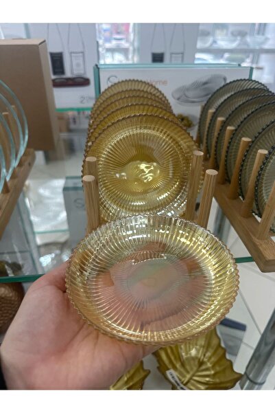 Hibana Gold 6 lı Pasta Tabağı