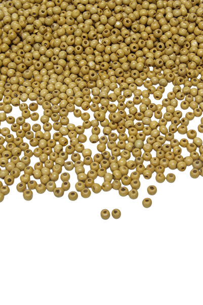 Serhat Aksesuar ve El İşçilik خرز خشبي خام 5 ملم 30 جرام (560 قطعة)