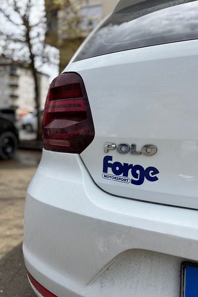 Banxtre Autocolant bleumarin Forge Motorsports pentru mașină (1 bucată)