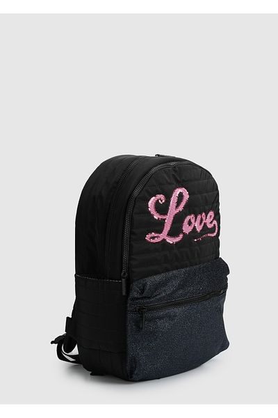 KAUKKO Black Kaukko K1775 Quilted Black Backpack