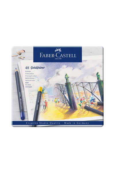 Faber Castell Goldfaber Kuru Boya Kalem Seti 48'li