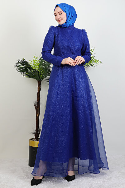 Giza Giyim Βραδινό φόρεμα Alara Hijab Midnight Blue