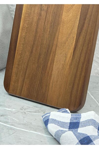 HomeTarz Akasya Kesme Tahtası - Mutfak Kesim Panosu - Uzun, 44 CM