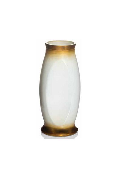 Bellona VASE Opaque Gold Double White