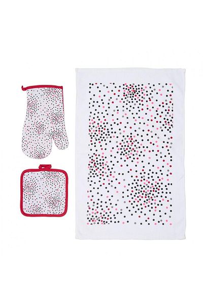 Cooking by Heinner 3-PIECE KITCHEN SET DOTS