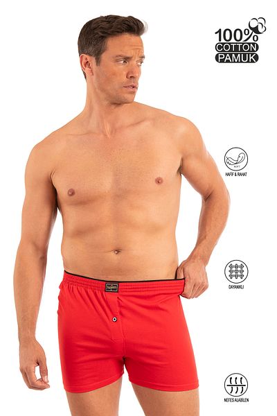 ÖZKAN underwear Men's Classic Comfortable Cut Cotton Boxer Özkan 0041