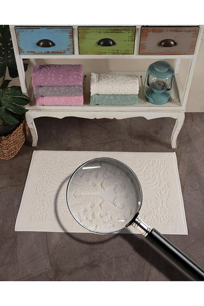 VAROL Πετσέτα ποδιών 2 τεμαχίων Gramaged Jacquard