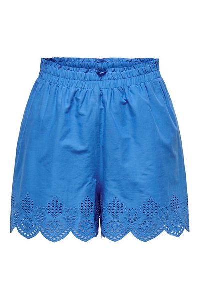 ONLY Pantaloni scurți albaștri pentru femei ONLBONDI WVN - HW SHORTS 15321245
