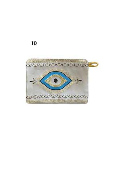 GRANDSTORE Evil Eye Bead Dissolving Filler Knitting Zipper Asgili