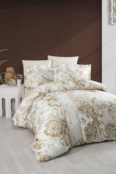 VAROL Σετ Παπλωματοθήκης Laura Home Double Bamboo Satin - Sante