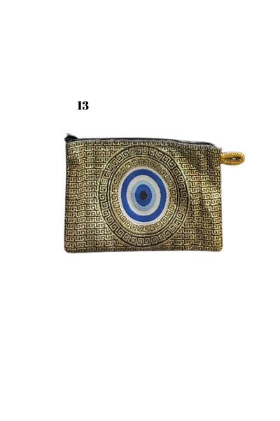GRANDSTORE Evil Eye Bead Dissolving Filler Knitting Zipper Asgili