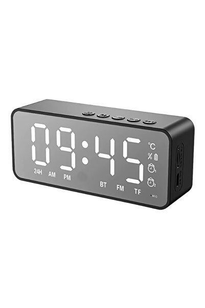 gaman K11 Alarmlı - Termometreli Dijital Masa Saati Fm Radyo Ve Bluetooth Hop...