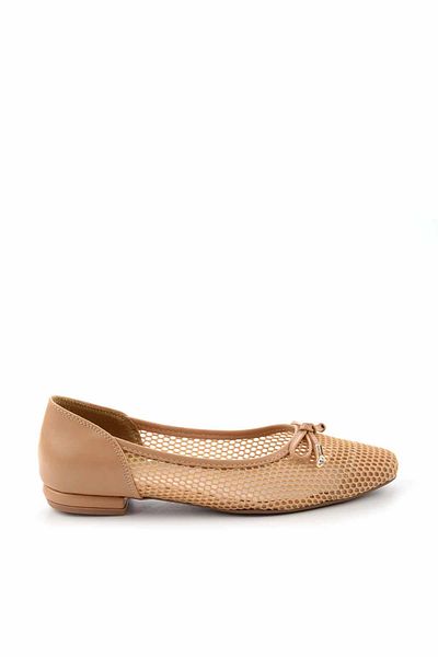 Bambi Nudefarbene Ballerinas für Damen – K 01327060009   Modell