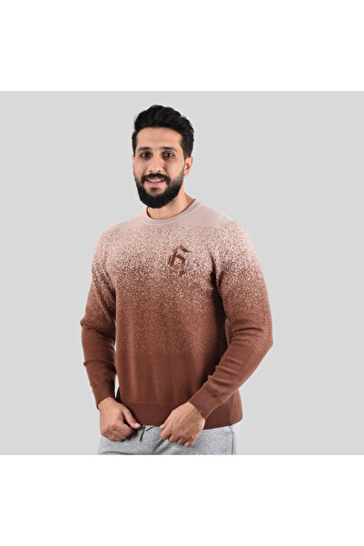 Giordano Men's Jacquard Crew Neck Long Sleeve Pullover