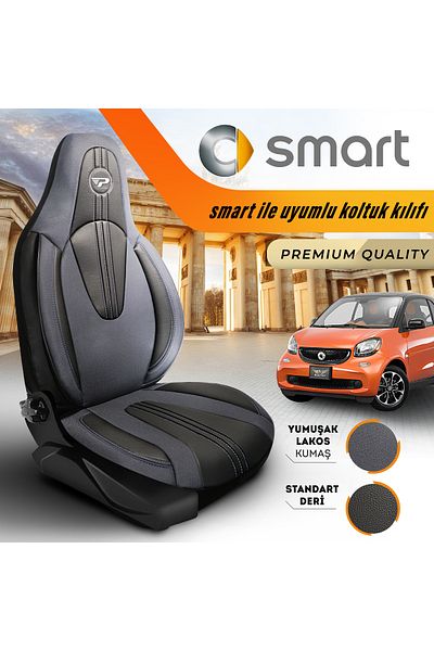 Panda Kılıf Lakos Fabric Compatible with Panda Smart Tools Automobile Seat Cover with Orthopedic Support - Front Two