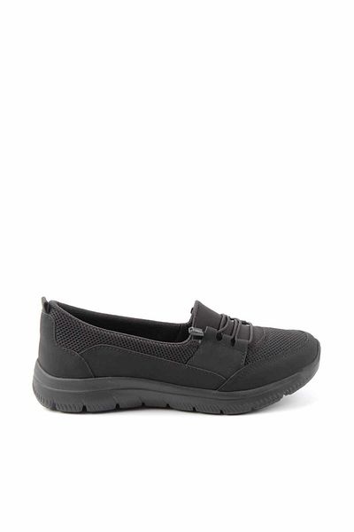 Bambi Schwarze Mesh-Damen-Freizeitschuhe K 01311004122