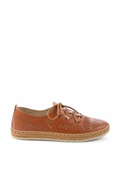 Bambi Hellbraune Damen-Espadrille K 01309210309