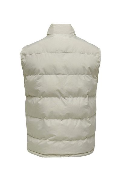 Only & Sons Onsjake Quilted Vest Otw Vestă galbenă pentru bărbați - 22024229