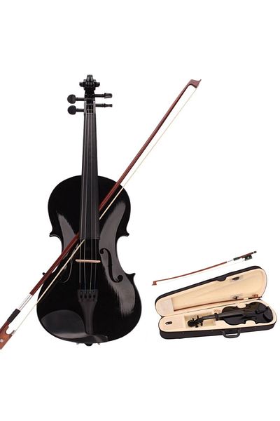 Depox Classical Violin, Wood, Ideallstore®, Size 4/4, Two Bows, Case Included