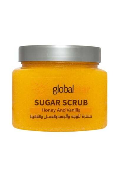 Globalstar مقشر السكر جلوبال ستار للوجه والجسم بالعسل والفانيليا 600 جرام