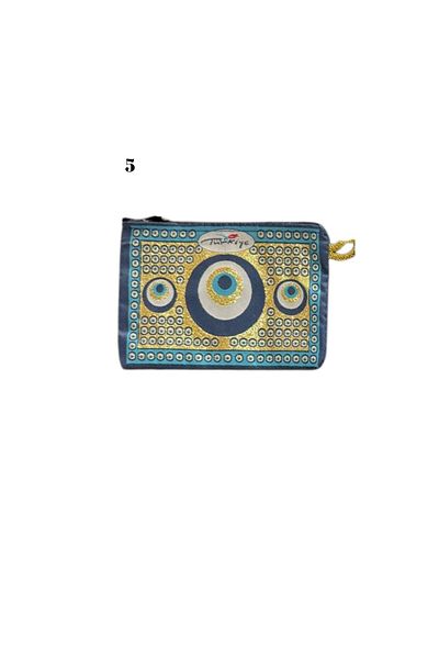GRANDSTORE Evil Eye Bead Dissolving Filler Knitting Zipper Asgili