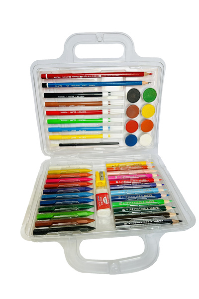 Fatih 42 Parça Şeffaf Çantalı Boyama Seti