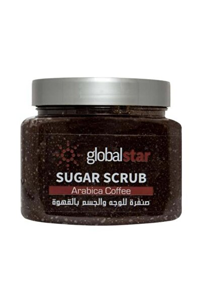 Globalstar جلوبال ستار صنفرة سكر للوجه والجسم بالقهوة - 600 مل