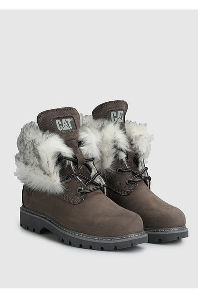 Caterpillar 015z 101184   Utah Fur Dark Grey // Nubuck