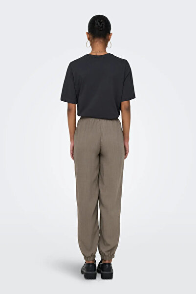 ONLY Only Women's Onlbolzano Comfortable Fit Waist Tied Pocket Trousers 15352641 Mink