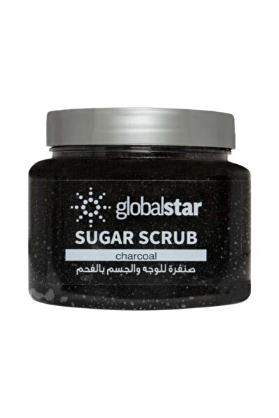Globalstar مقشر السكر جلوبال ستار للوجه والجسم بالفحم 600 جرام